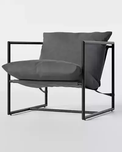 Aidan Sling Accent Chair 3D model