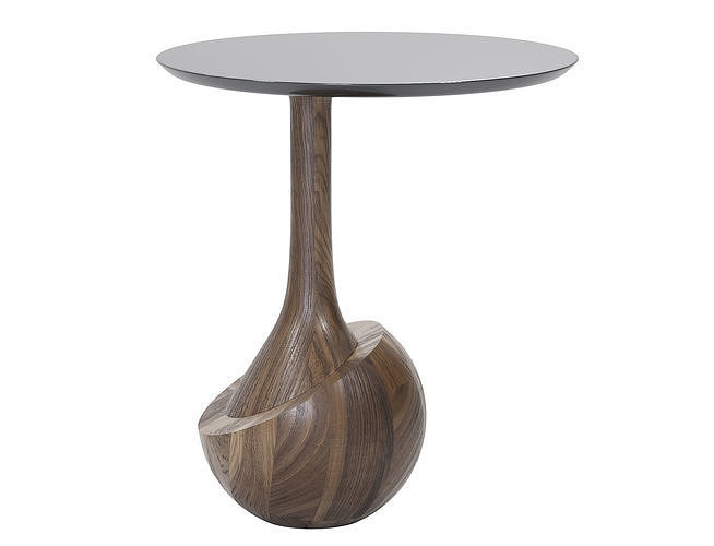 Modern sculptural side table 3D model