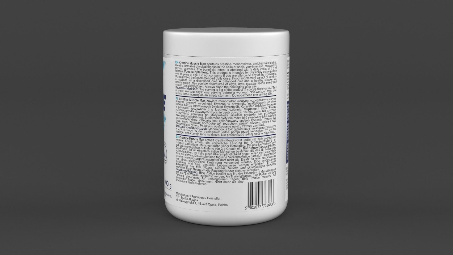 Protein Powder 3D model_3