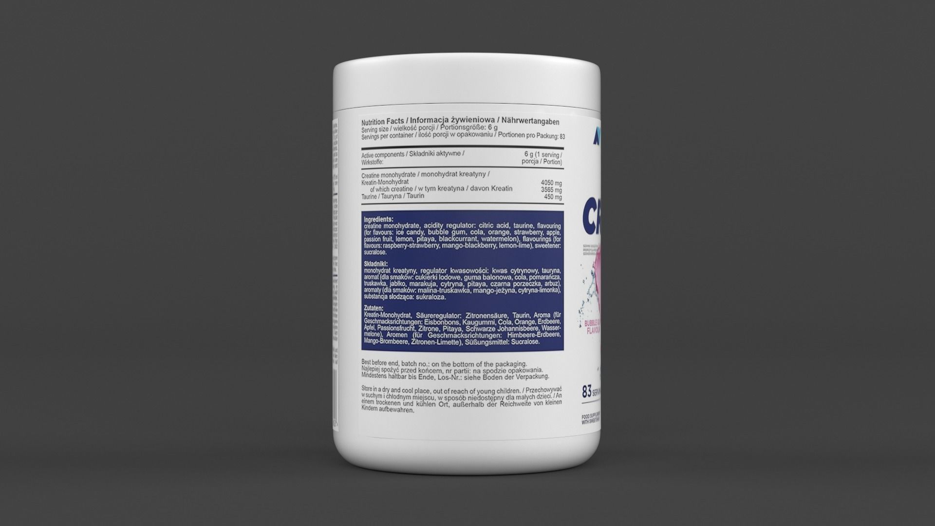 Protein Powder 3D model_2