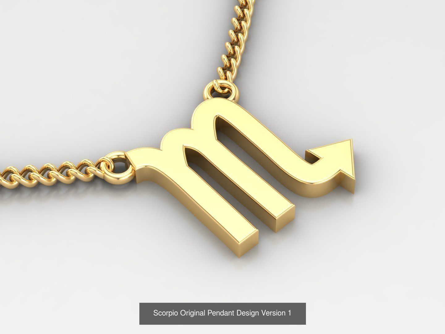 12 Zodiac Pendant Version 1 Ready For Prints 3D Model Collection_3
