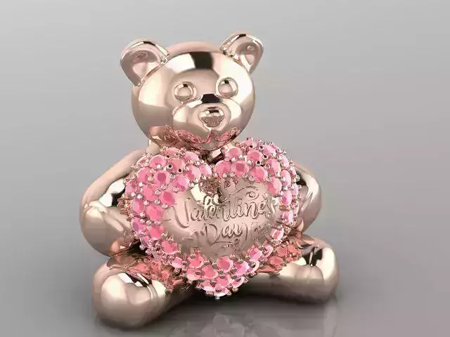 TEDDY PENDANT 3D print model