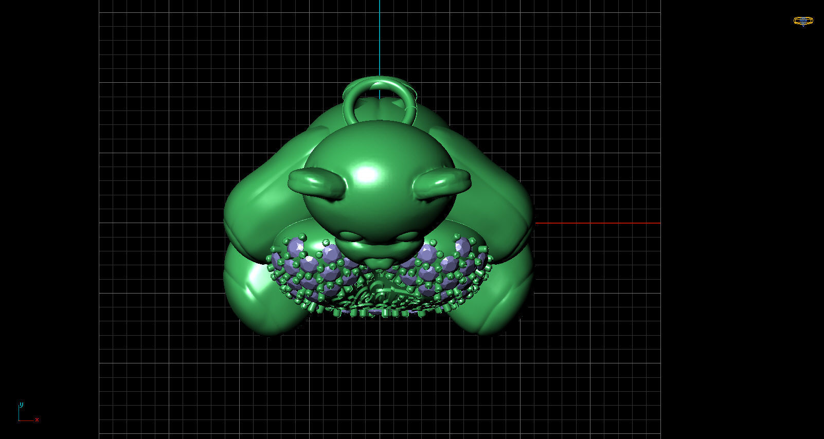 TEDDY PENDANT 3D print model_9