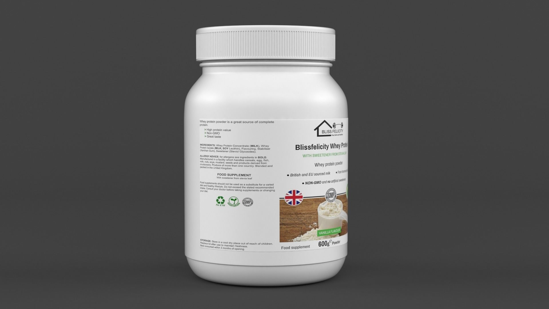Protein Powder 3D model_2