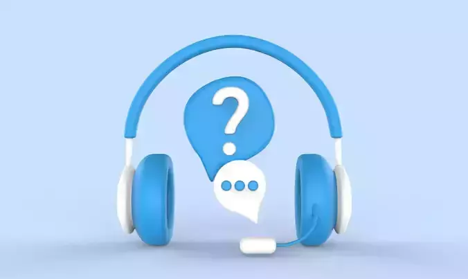 Call center icon 3D model