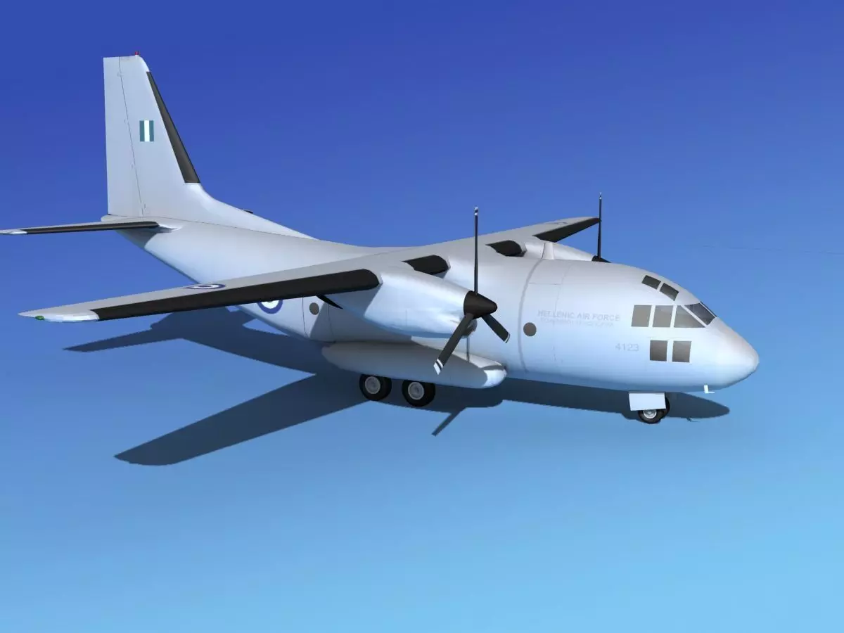 Alenia C-27A Spartan Greece 3D model_0