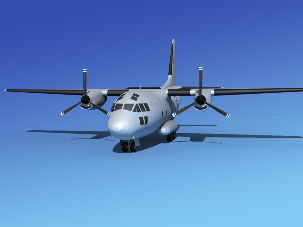 Alenia C-27A Spartan Greece 3D model_6