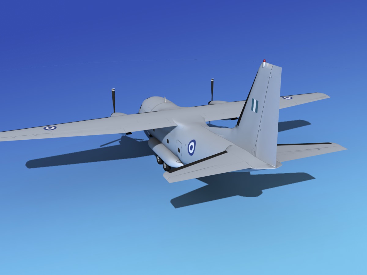 Alenia C-27A Spartan Greece 3D model_11