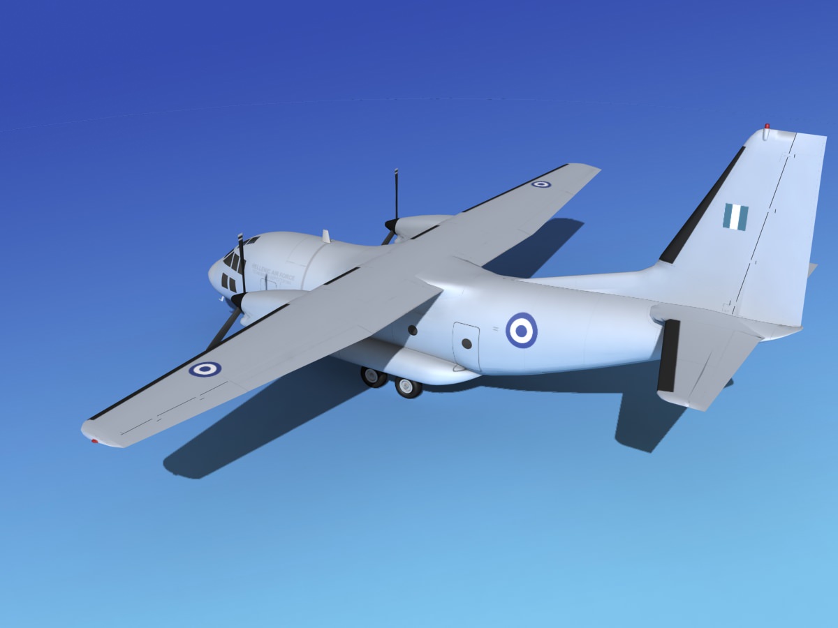 Alenia C-27A Spartan Greece 3D model_13