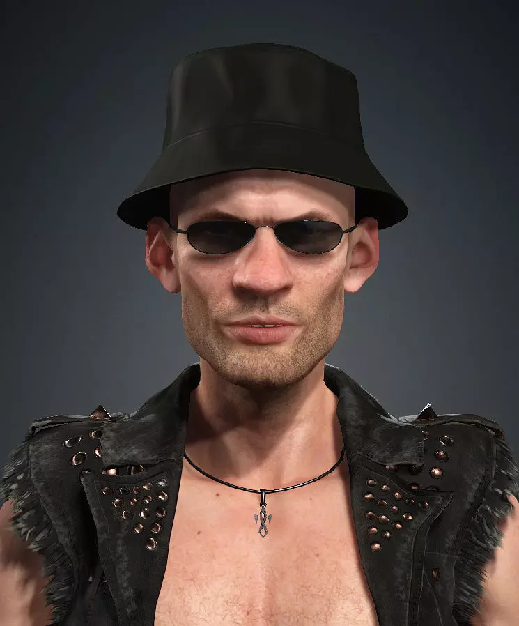 Gangster Rigged 3D Model 3D model