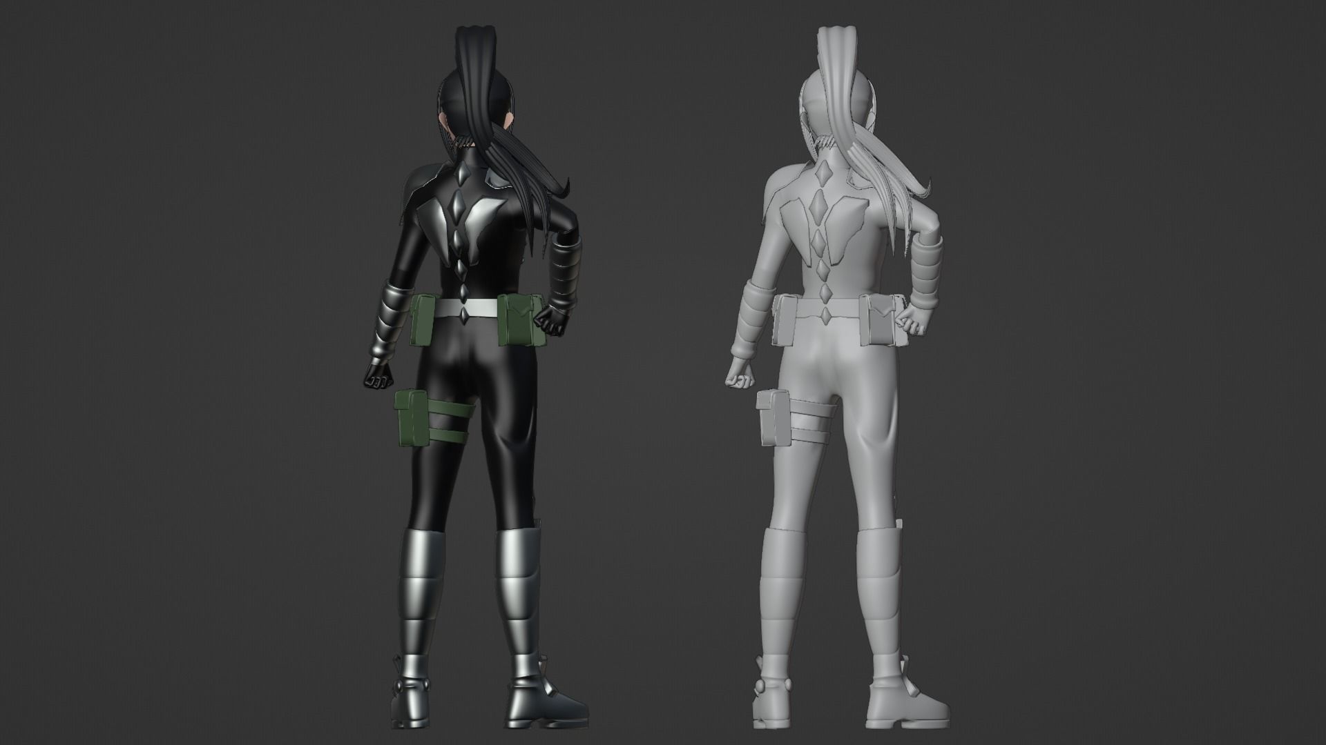 Mina Ashiro - Kaiju no8 3D model_19