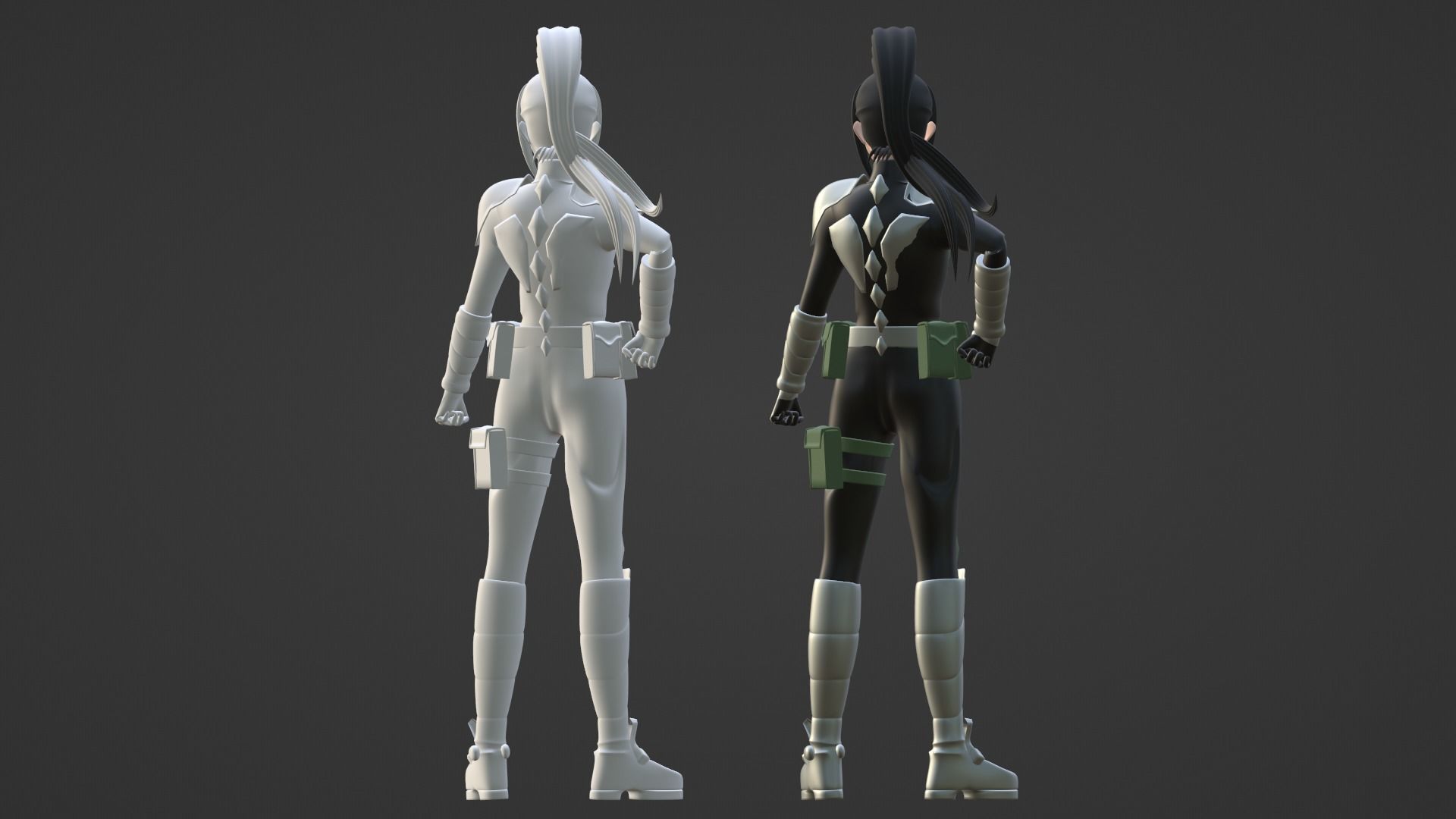 Mina Ashiro - Kaiju no8 3D model_17