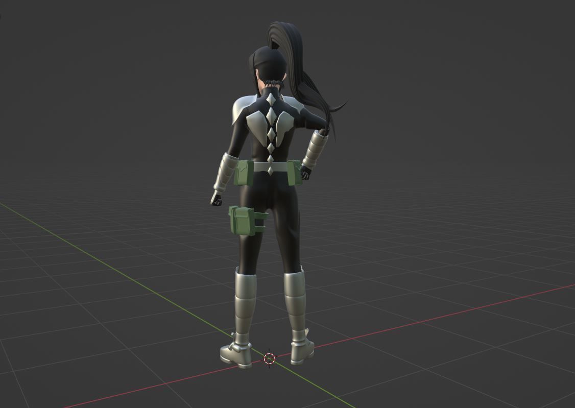 Mina Ashiro - Kaiju no8 3D model_6