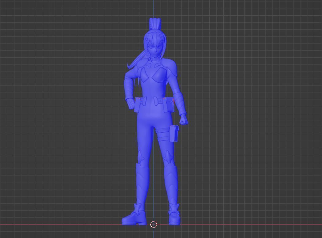 Mina Ashiro - Kaiju no8 3D model_15