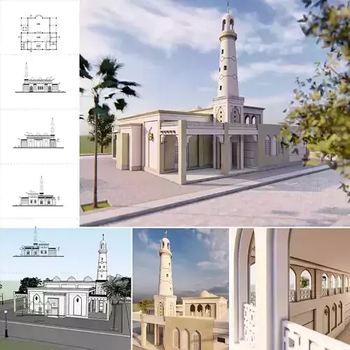 Mosque islamic design 2