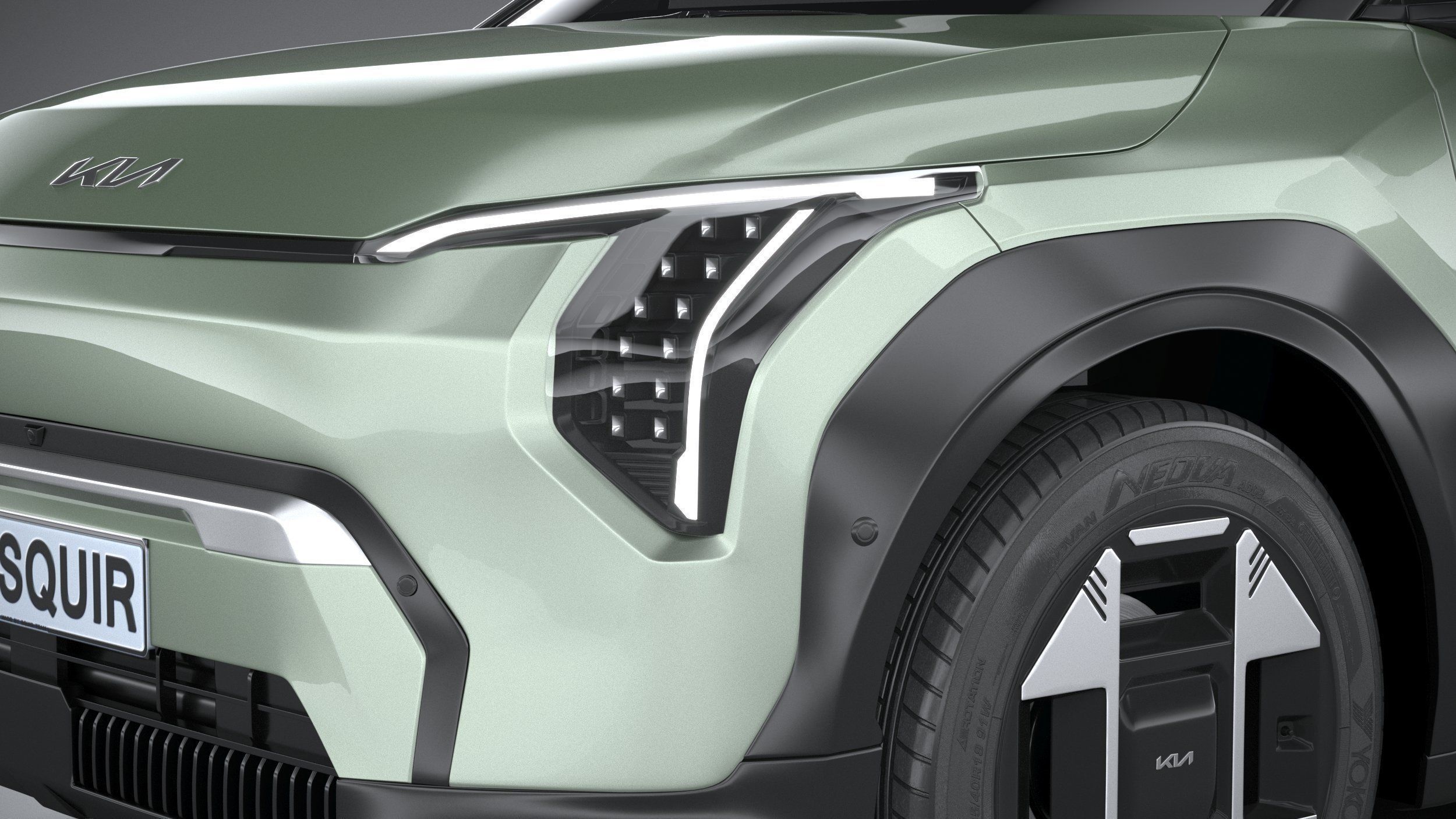 Kia EV3 regular 2025 3D model_14
