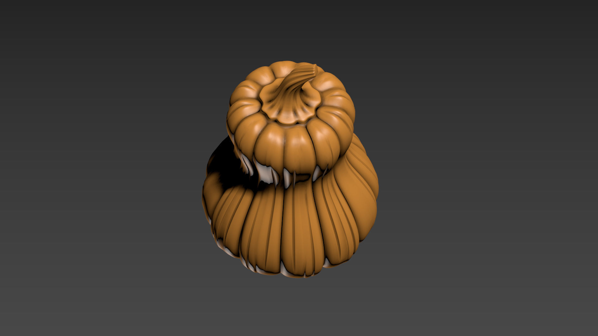 Pumpkin Vegetable2 3D print model_7