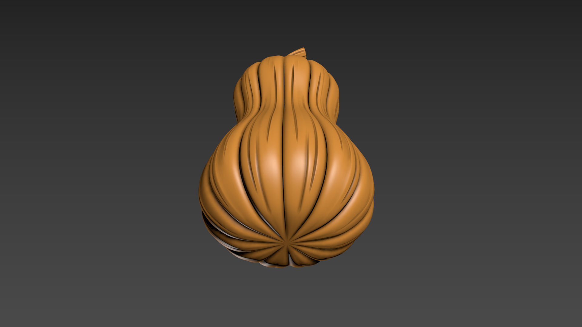 Pumpkin Vegetable2 3D print model_6