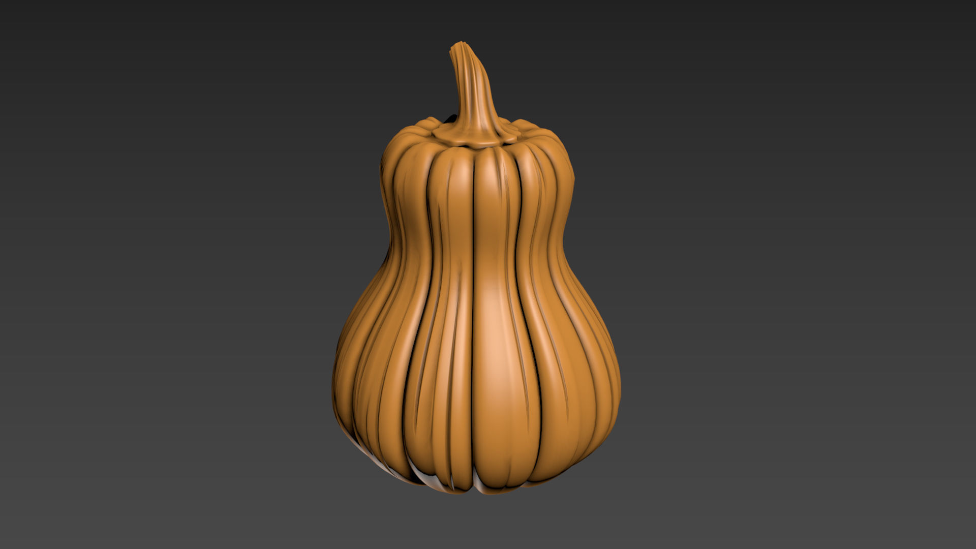 Pumpkin Vegetable2 3D print model_3
