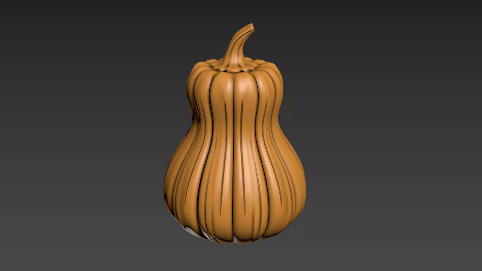 Pumpkin Vegetable2 3D print model_0