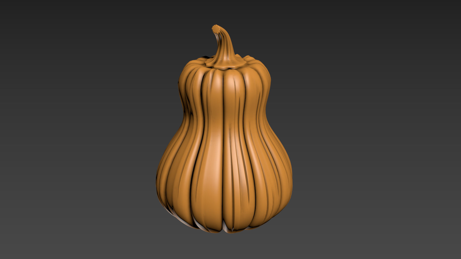 Pumpkin Vegetable2 3D print model_5