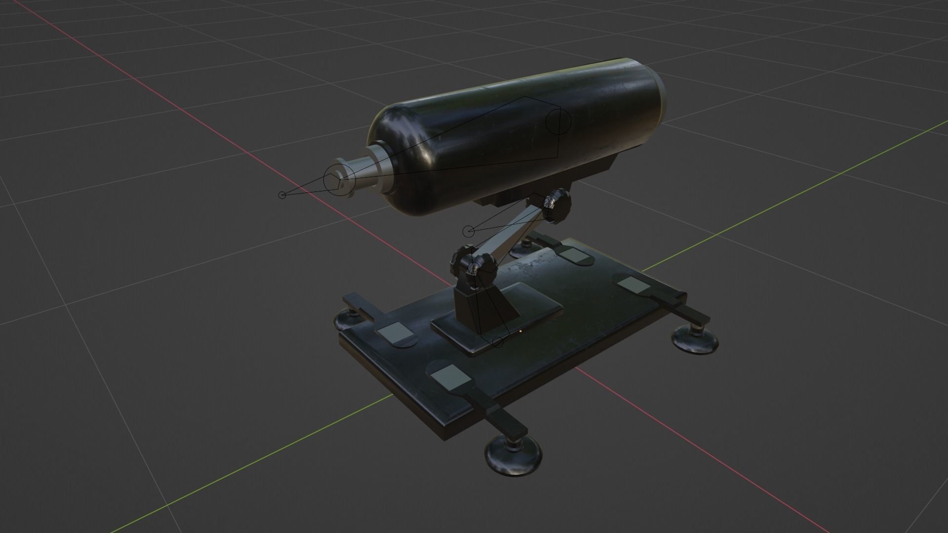 BDSM Penetration Machine Low-poly 3D model_5