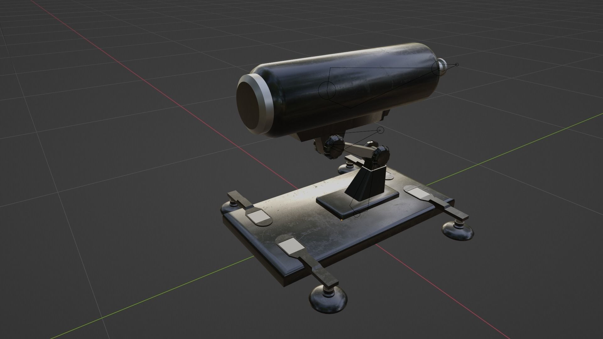 BDSM Penetration Machine Low-poly 3D model_7