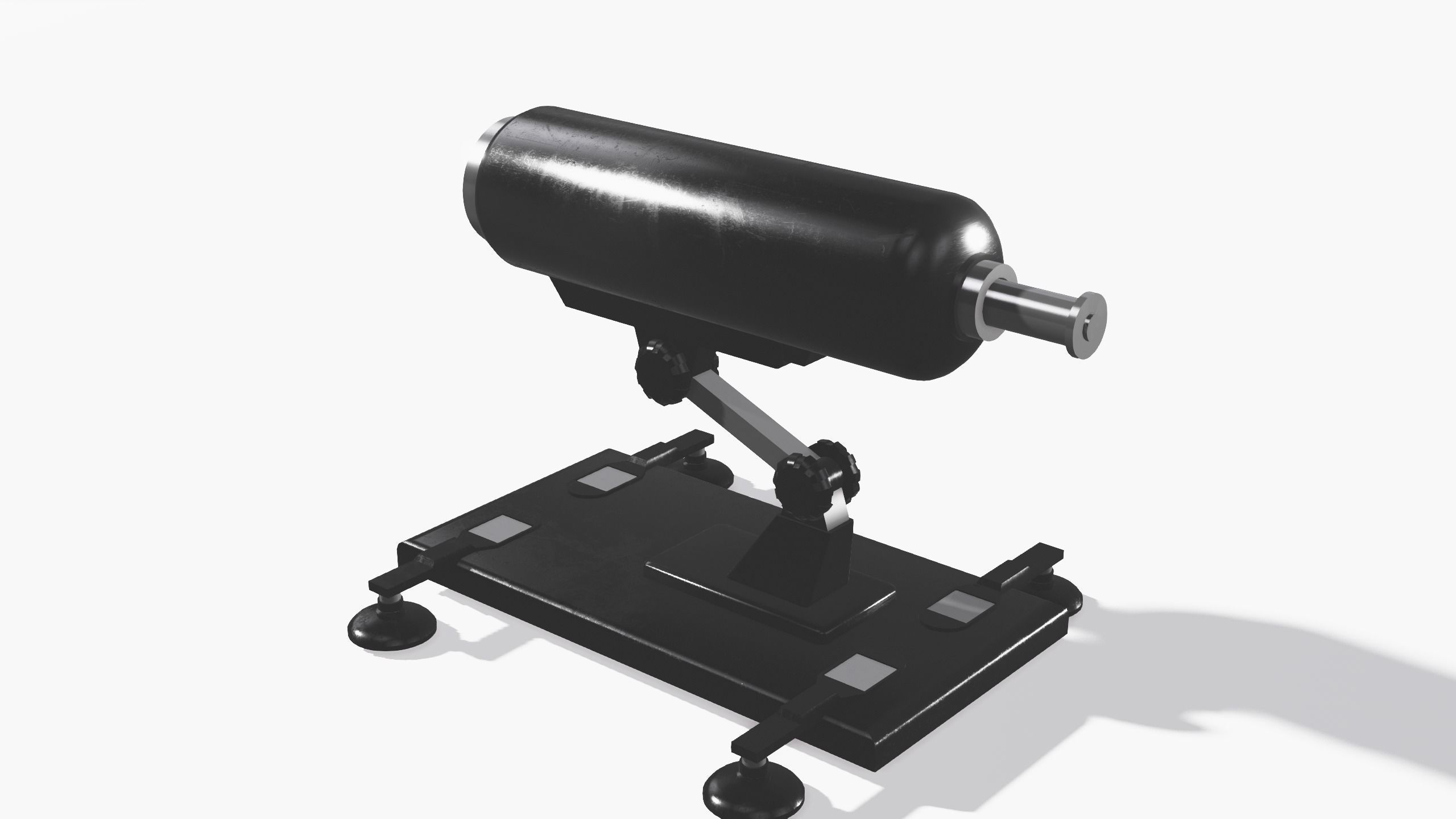 BDSM Penetration Machine Low-poly 3D model_2