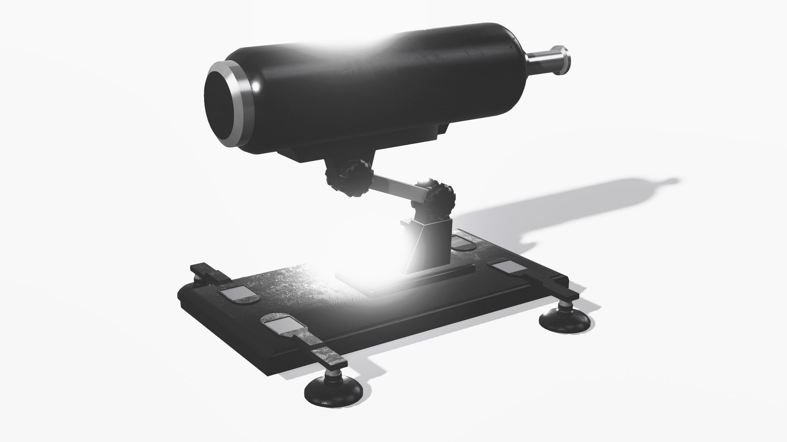 BDSM Penetration Machine Low-poly 3D model_3