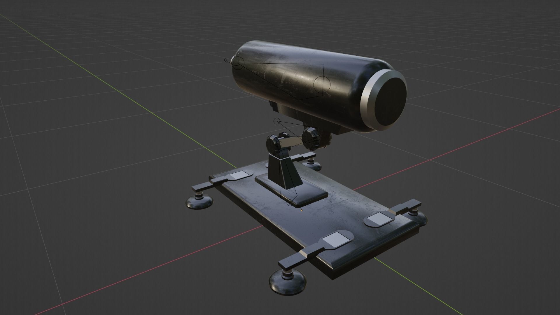 BDSM Penetration Machine Low-poly 3D model_6