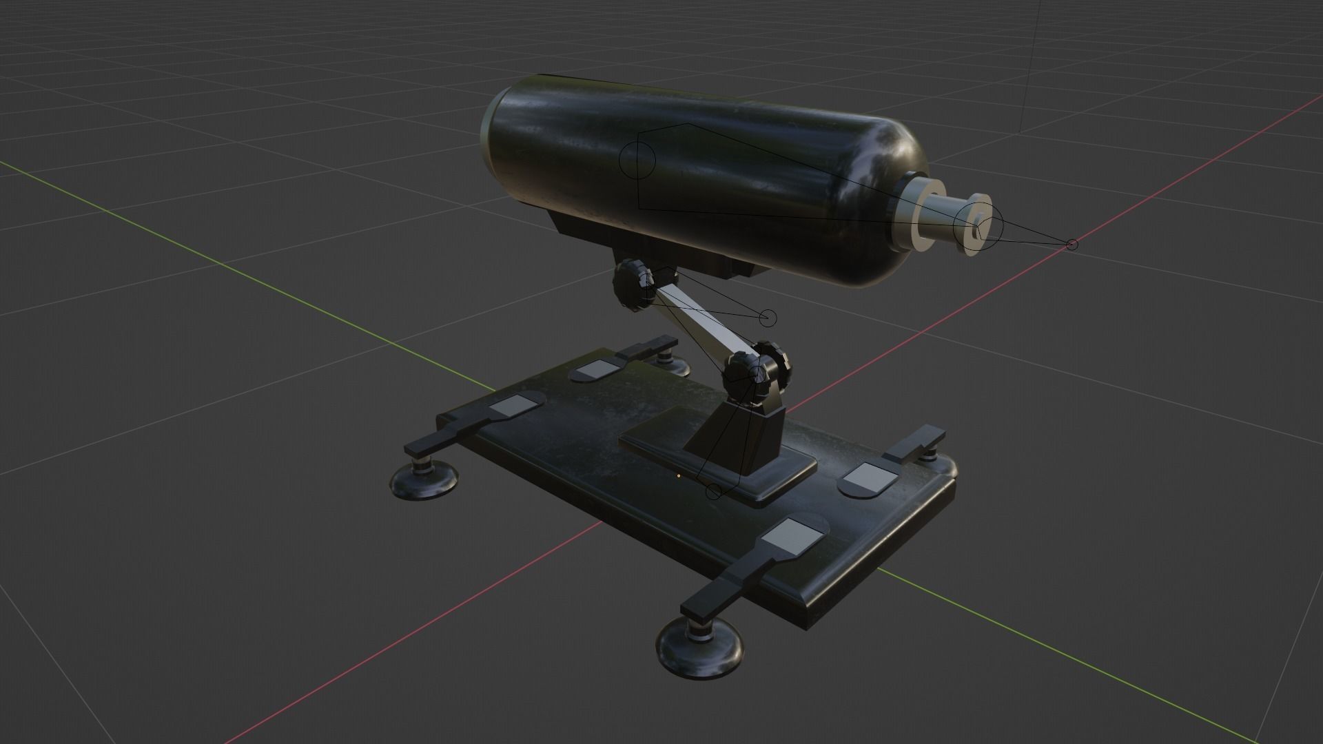 BDSM Penetration Machine Low-poly 3D model_4