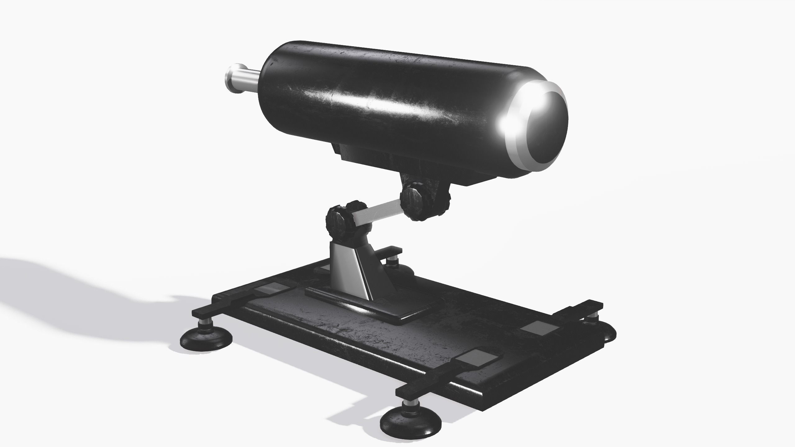 BDSM Penetration Machine Low-poly 3D model_1