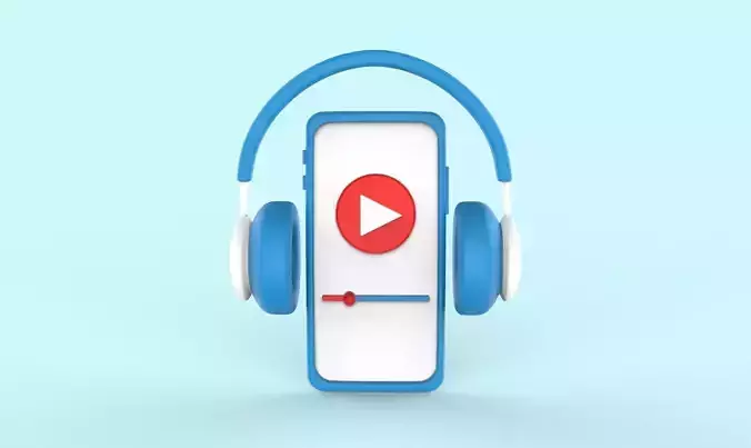 Headphones Vector 3D model