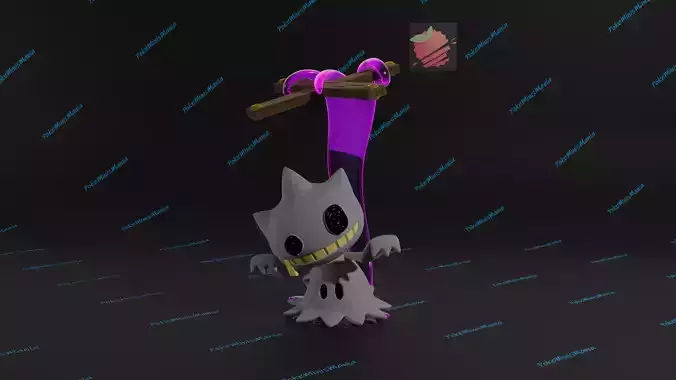 Banettikyu fakemon 3d print model presupported 3D print model