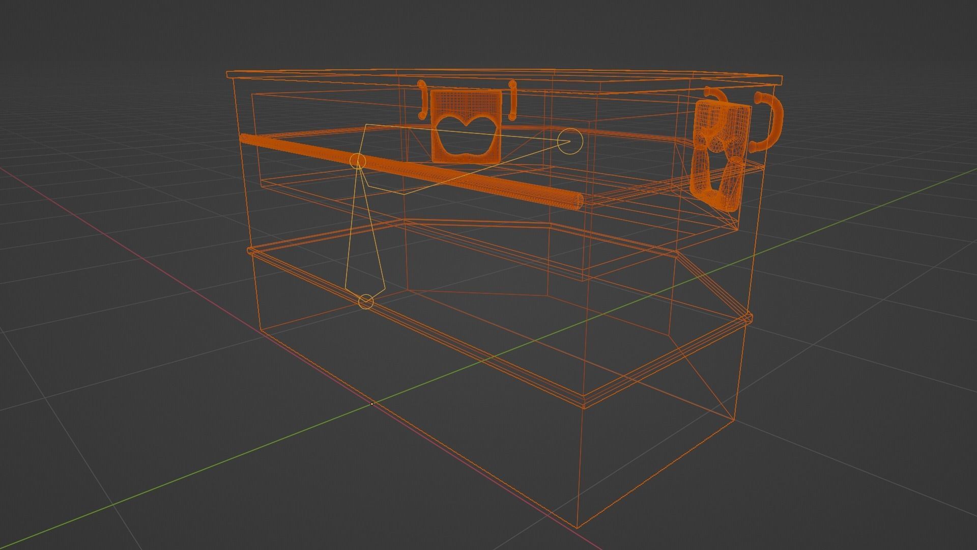 BDSM Twin Penetration Station Low-poly 3D model_10