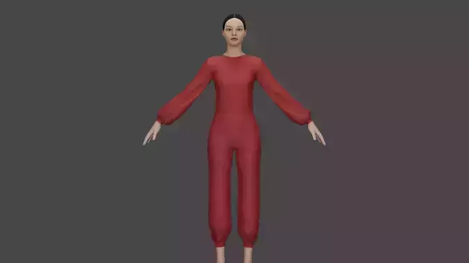 Long sleeves jumpsuit 