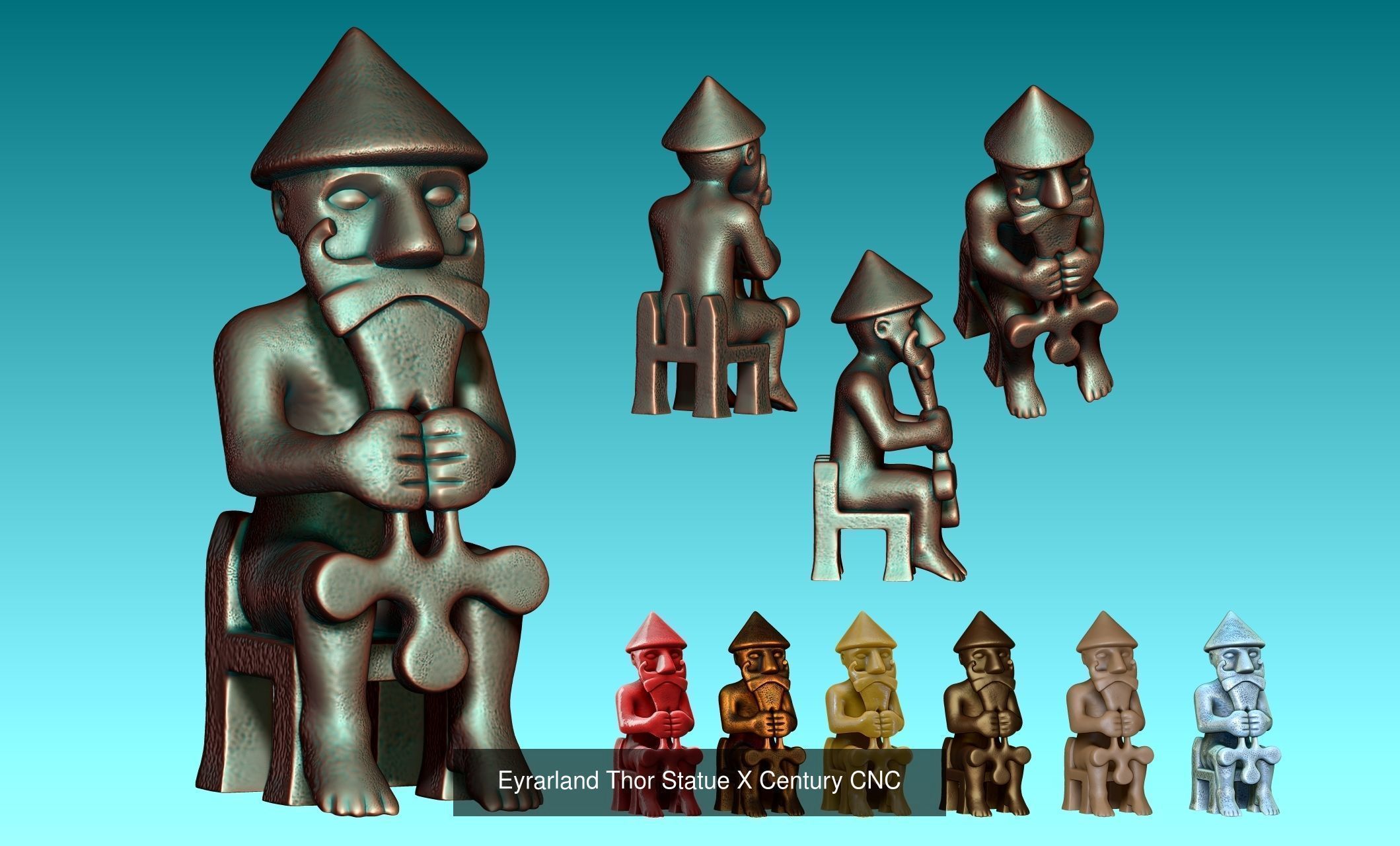 Norse Gods Commercial License 3D Model Collection_2