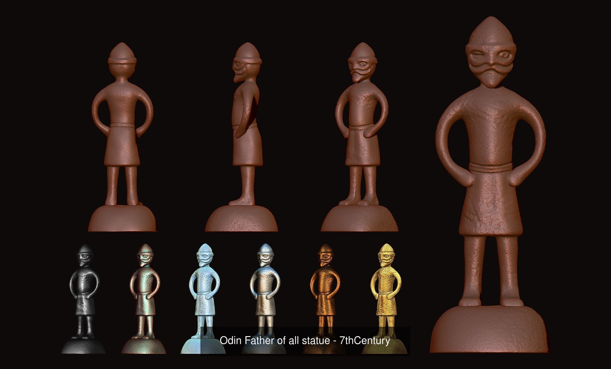 Norse Gods Commercial License 3D Model Collection_1