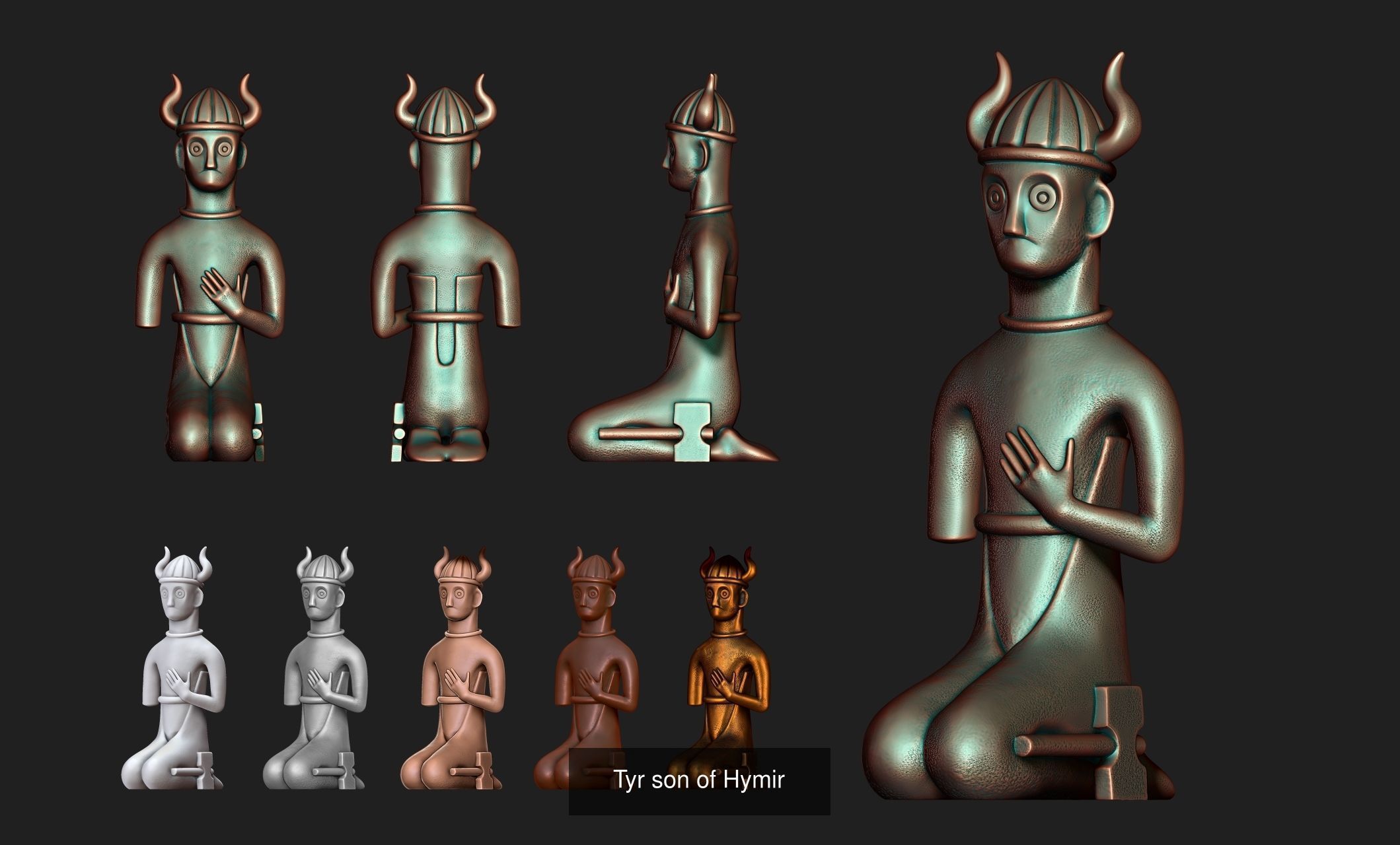 Norse Gods Commercial License 3D Model Collection_4