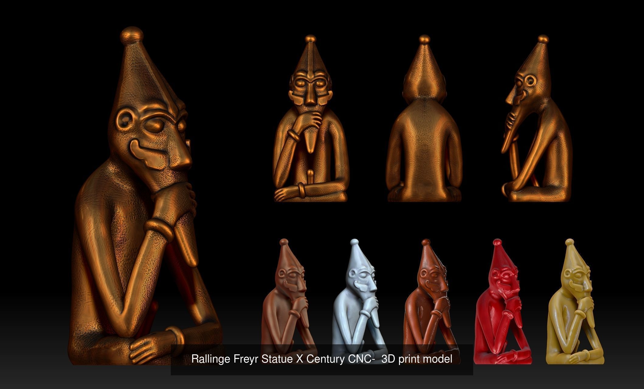 Norse Gods Commercial License 3D Model Collection_3