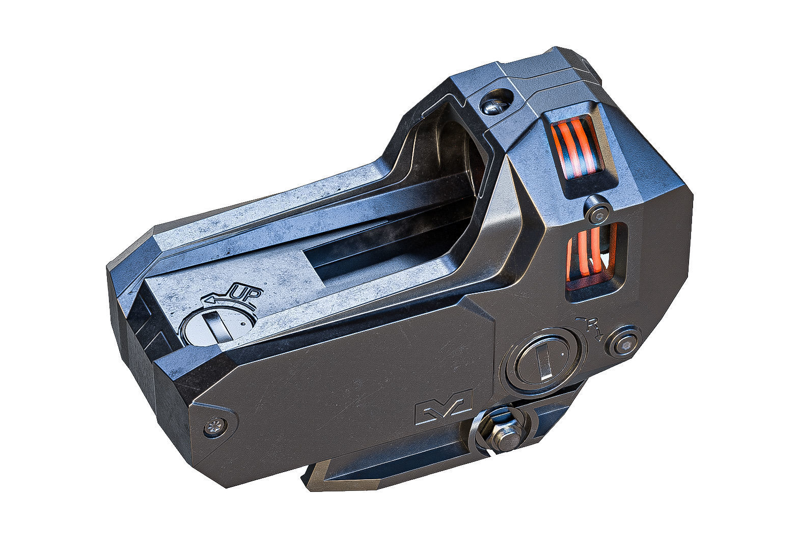 Mepro M22 Sight Lowpoly Scope Low-poly 3D model_1