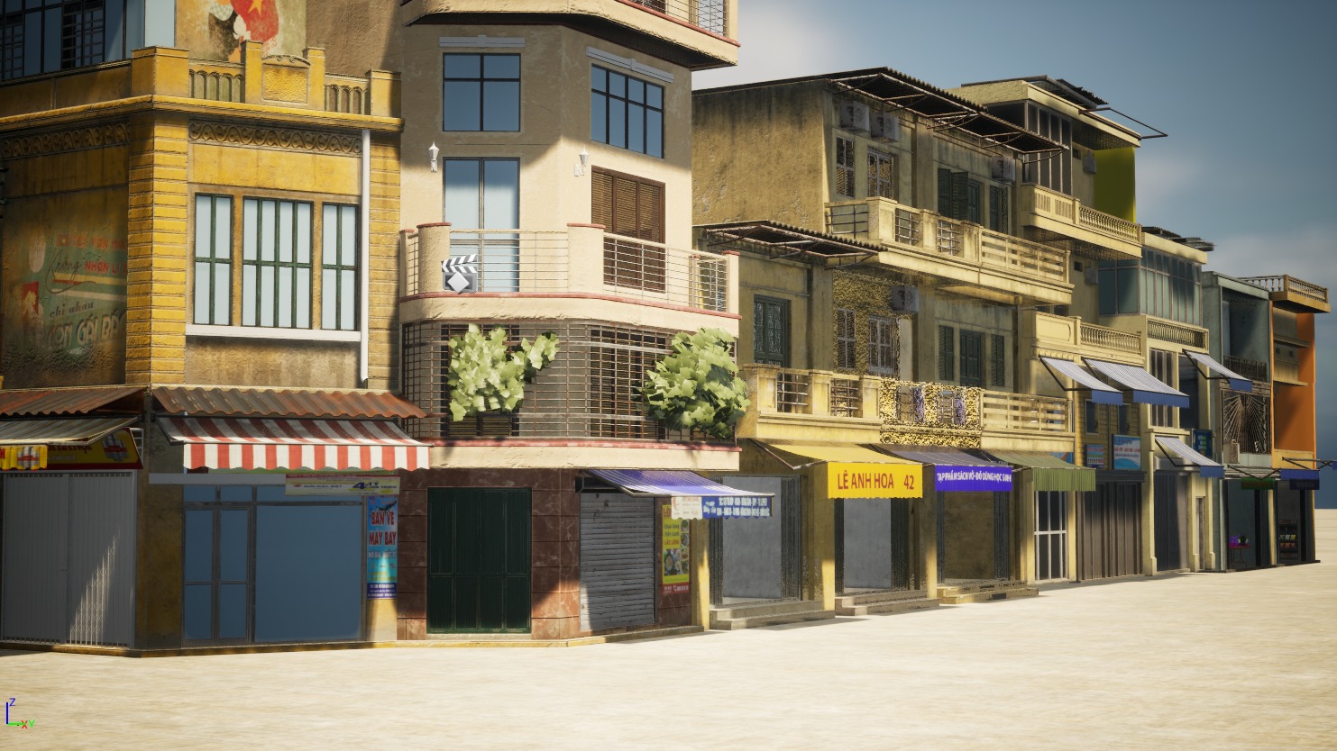 Hanoi Town House - O Quan Chuong - 5buldings 3D model_1