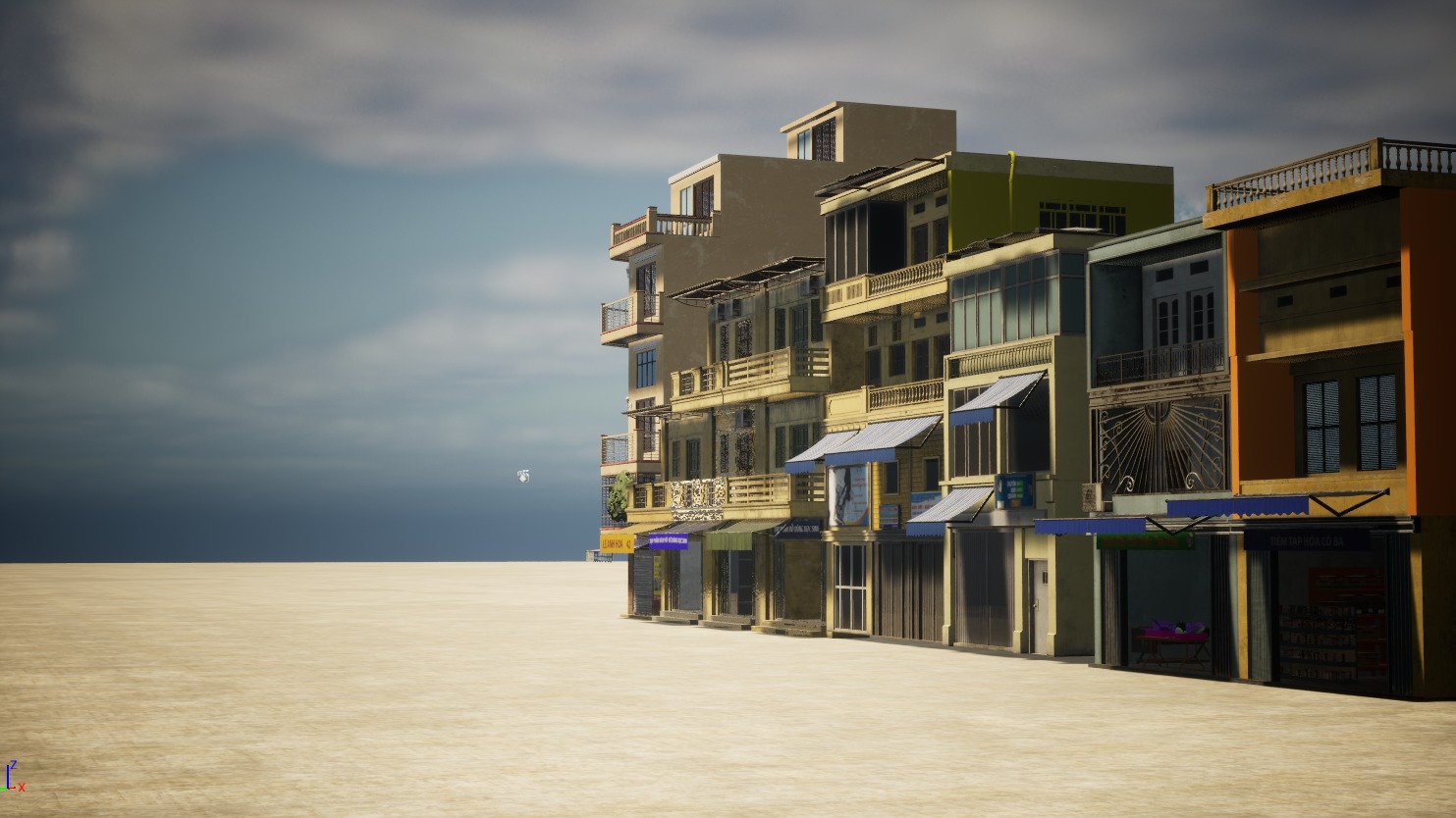 Hanoi Town House - O Quan Chuong - 5buldings 3D model_5