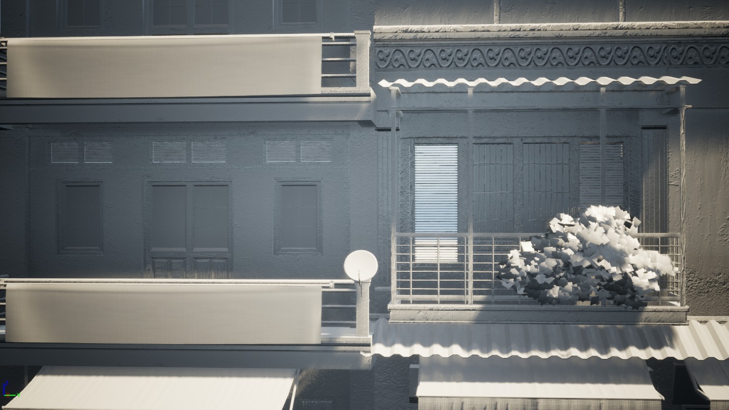 Hanoi Town House - O Quan Chuong - 5buldings 3D model_13