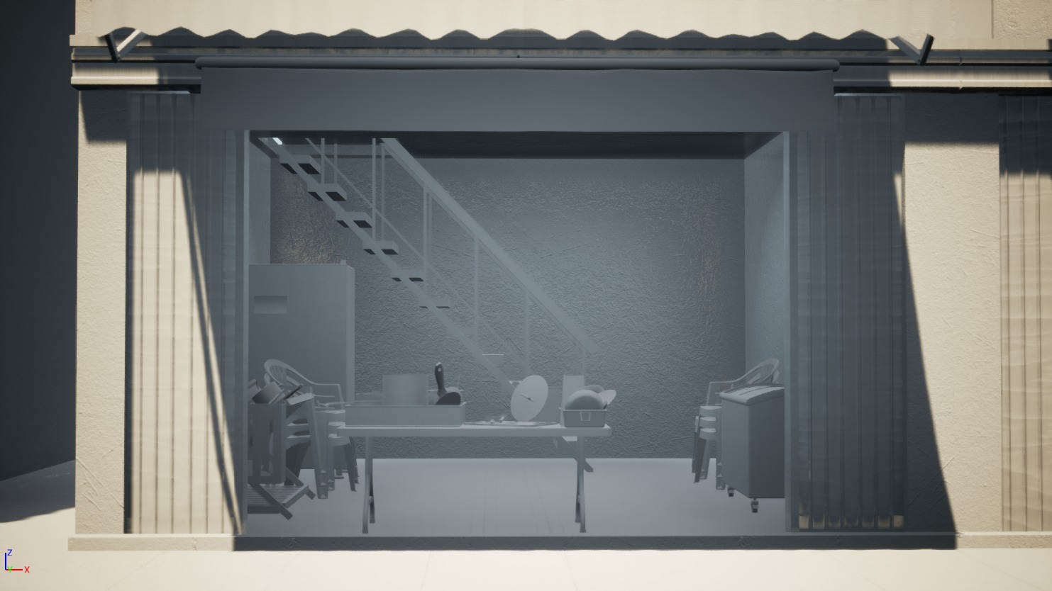 Hanoi Town House - O Quan Chuong - 5buldings 3D model_20