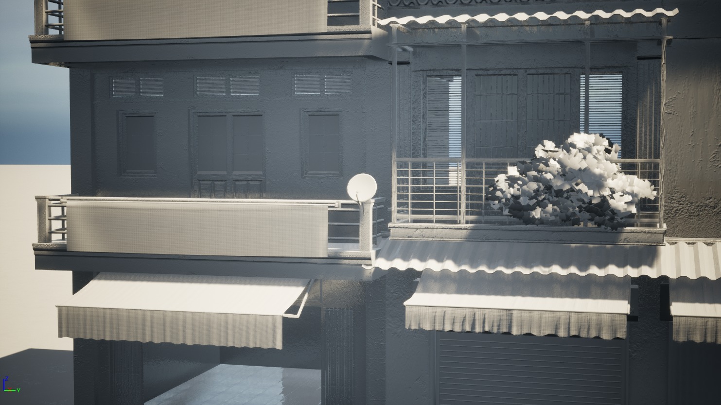 Hanoi Town House - O Quan Chuong - 5buldings 3D model_21