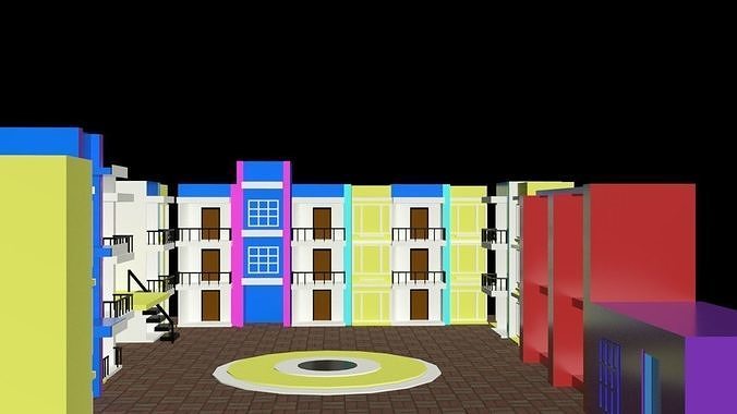 gokuldam society  3D model
