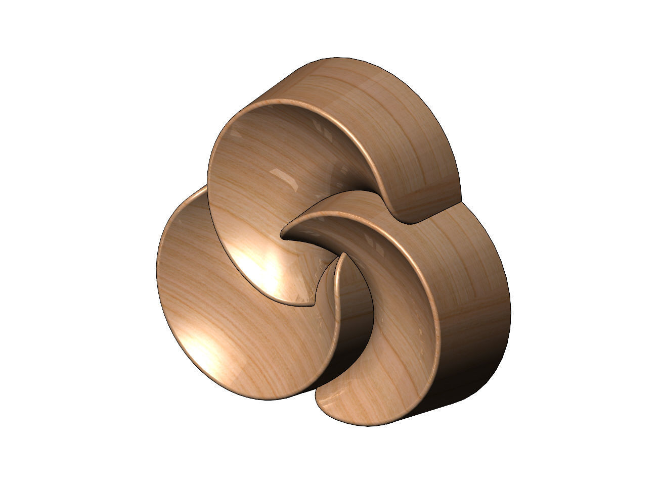 3 pedals rosette flower cake cupcake onlay relief 3D print model_9