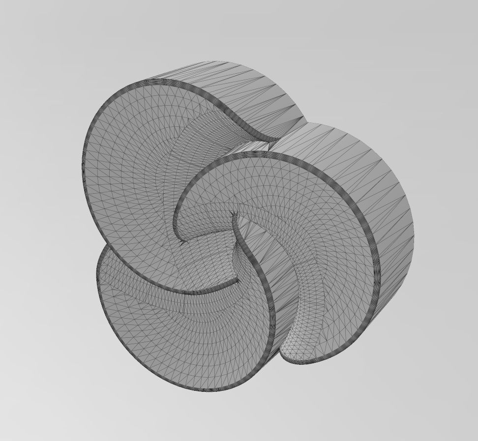 3 pedals rosette flower cake cupcake onlay relief 3D print model_15