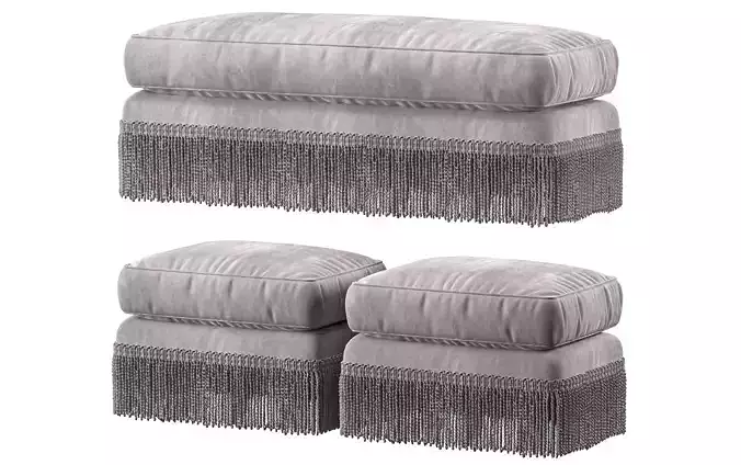 baker furniture yves ottoman